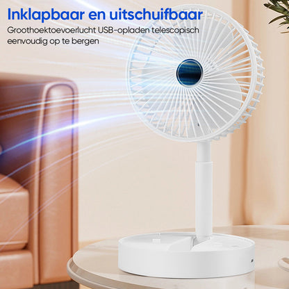 Ventilateur de table télescopique, design, portable, à fonctionnement silencieux