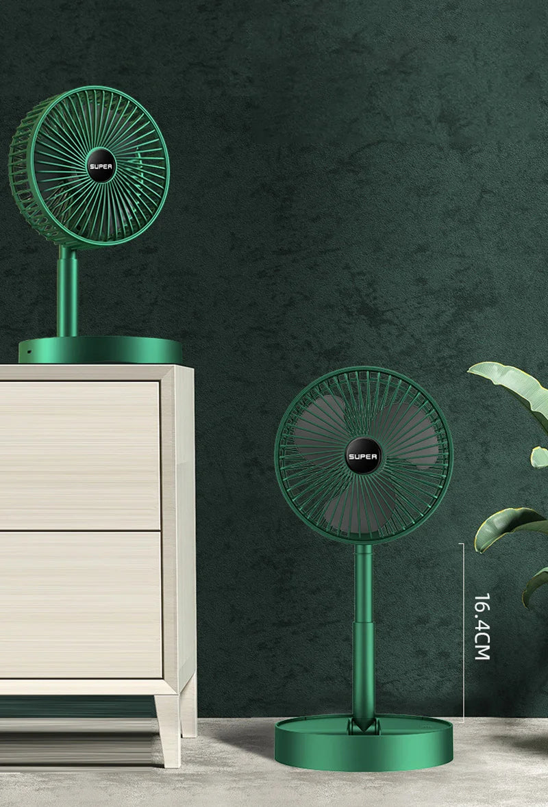 Ventilateur de table USB pliable avec flux d’air puissant