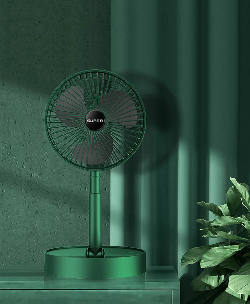 Ventilateur de table USB pliable avec flux d’air puissant