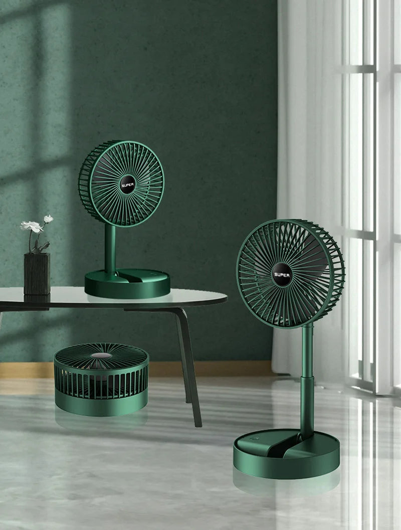 Ventilateur de table USB pliable avec flux d’air puissant