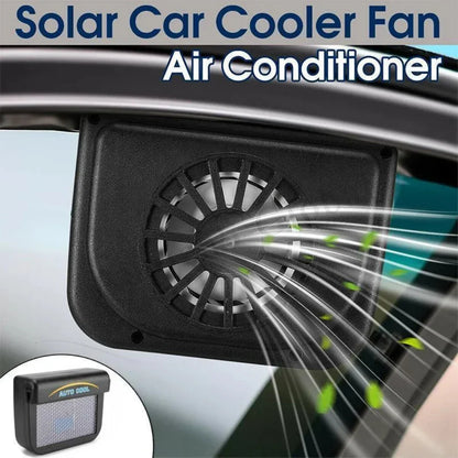 Ventilateur de vitre de voiture à énergie solaire