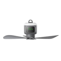Ventilateur portable de plafond et de camping 12 000 mAh – circulateur d’air pour tente extérieure et ventilateur rafraîchissant