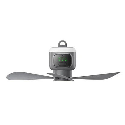 Ventilateur portable de plafond et de camping 12 000 mAh – circulateur d’air pour tente extérieure et ventilateur rafraîchissant