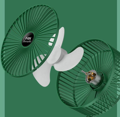 Ventilateur portable rechargeable à 3 vitesses