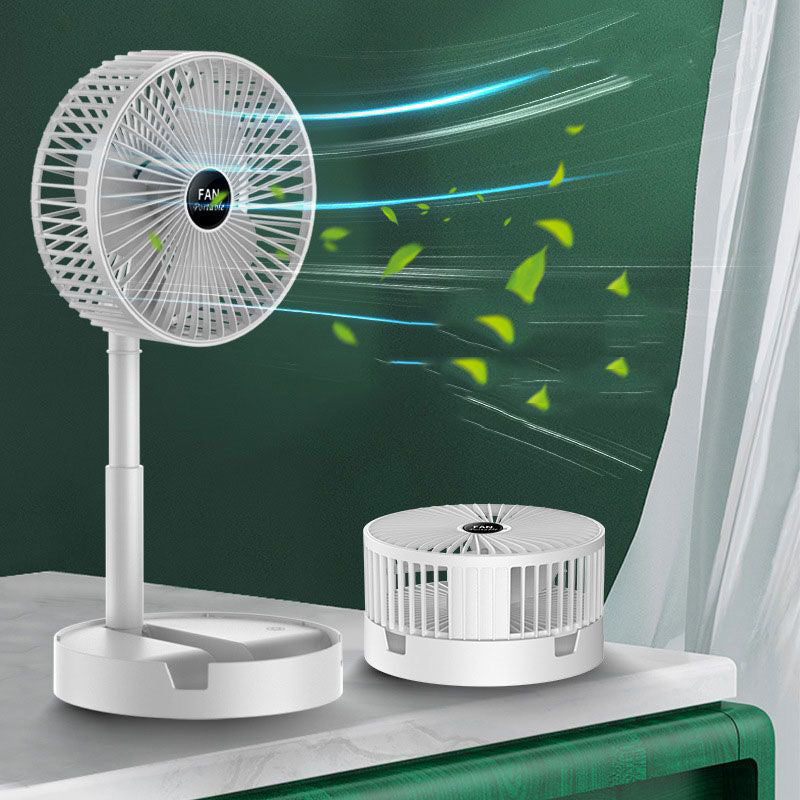 Ventilateur portable rechargeable à 3 vitesses