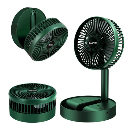 Ventilateur portable rechargeable à 3 vitesses