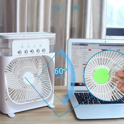 Ventilateur rafraîchisseur d’air avec fonction veilleuse