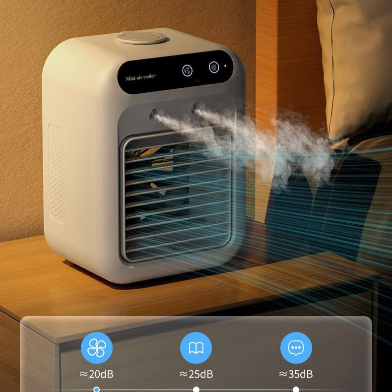 Ventilateur rafraîchisseur d’air portable et silencieux, mini-appareil