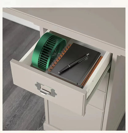 Ventilateur sur pied portable de 6 pouces | Pied télescopique pliable, USB | Batterie rechargeable | 3 vitesses, très silencieux, réglable en hauteur