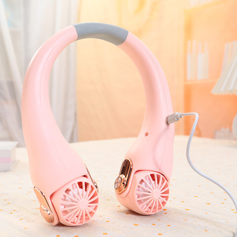 Ventilateur tour de cou à effet climatisation – refroidissement personnel ultra-silencieux pour l'été