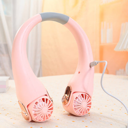 Ventilateur tour de cou à effet climatisation – refroidissement personnel ultra-silencieux pour l'été