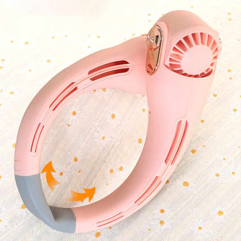 Ventilateur tour de cou à effet climatisation – refroidissement personnel ultra-silencieux pour l'été