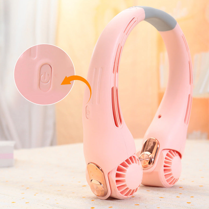 Ventilateur tour de cou à effet climatisation – refroidissement personnel ultra-silencieux pour l'été