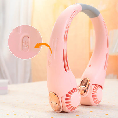 Ventilateur tour de cou à effet climatisation – refroidissement personnel ultra-silencieux pour l'été