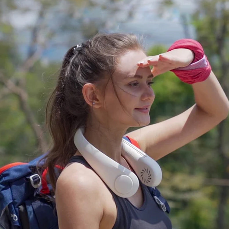 Ventilateur tour de cou portable