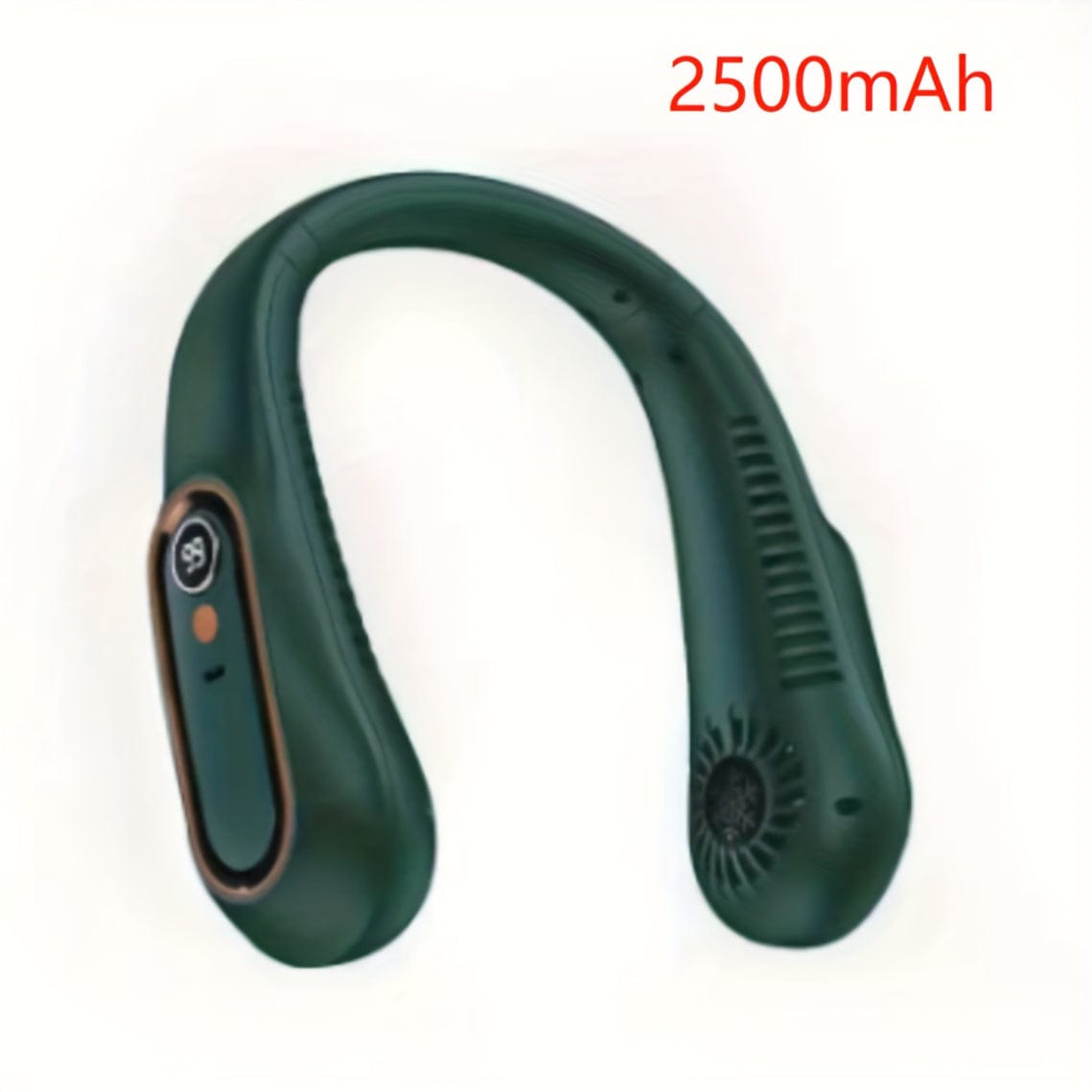 Ventilateur tour de cou sans pales portable USB avec 5 vitesses et affichage numérique – technologie ultra puissante et design sans pales pour une utilisation en extérieur, 1 pièce