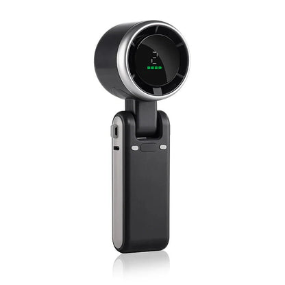 Ventilateur turbo à main pliable avec écran numérique