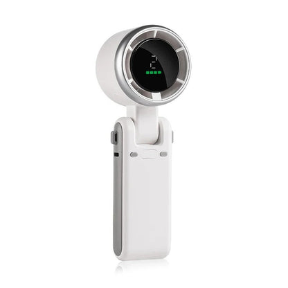 Ventilateur turbo à main pliable avec écran numérique
