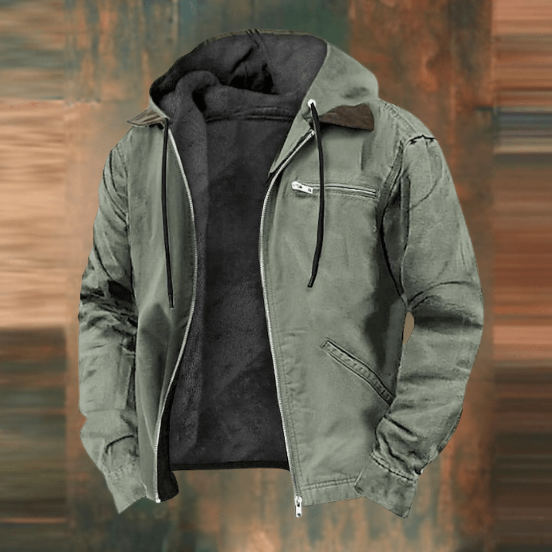 Veste à capuche décontractée pour homme