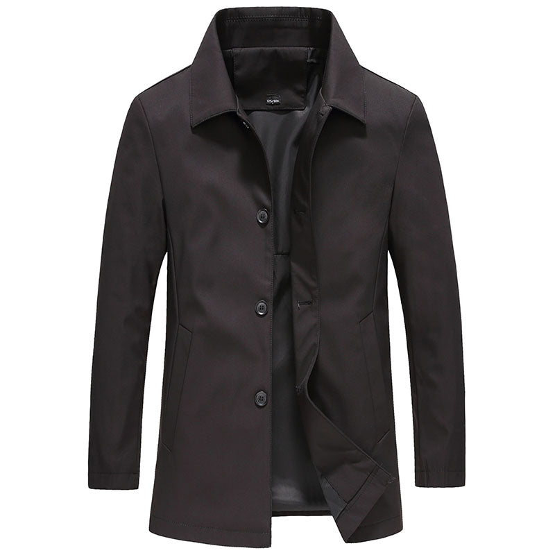 Veste à col boutonnée pour homme