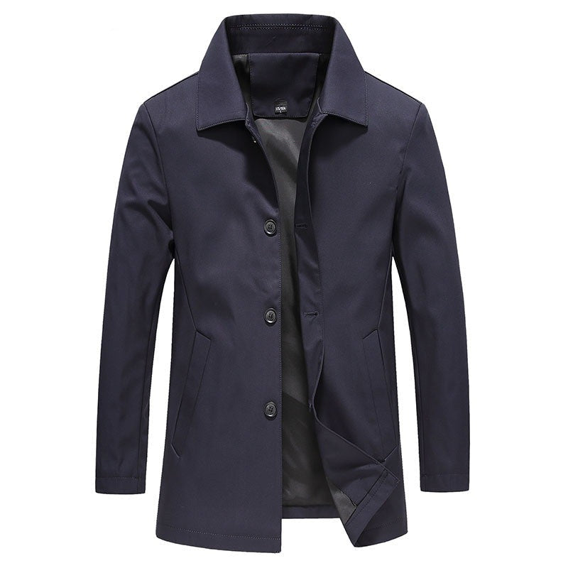 Veste à col boutonnée pour homme