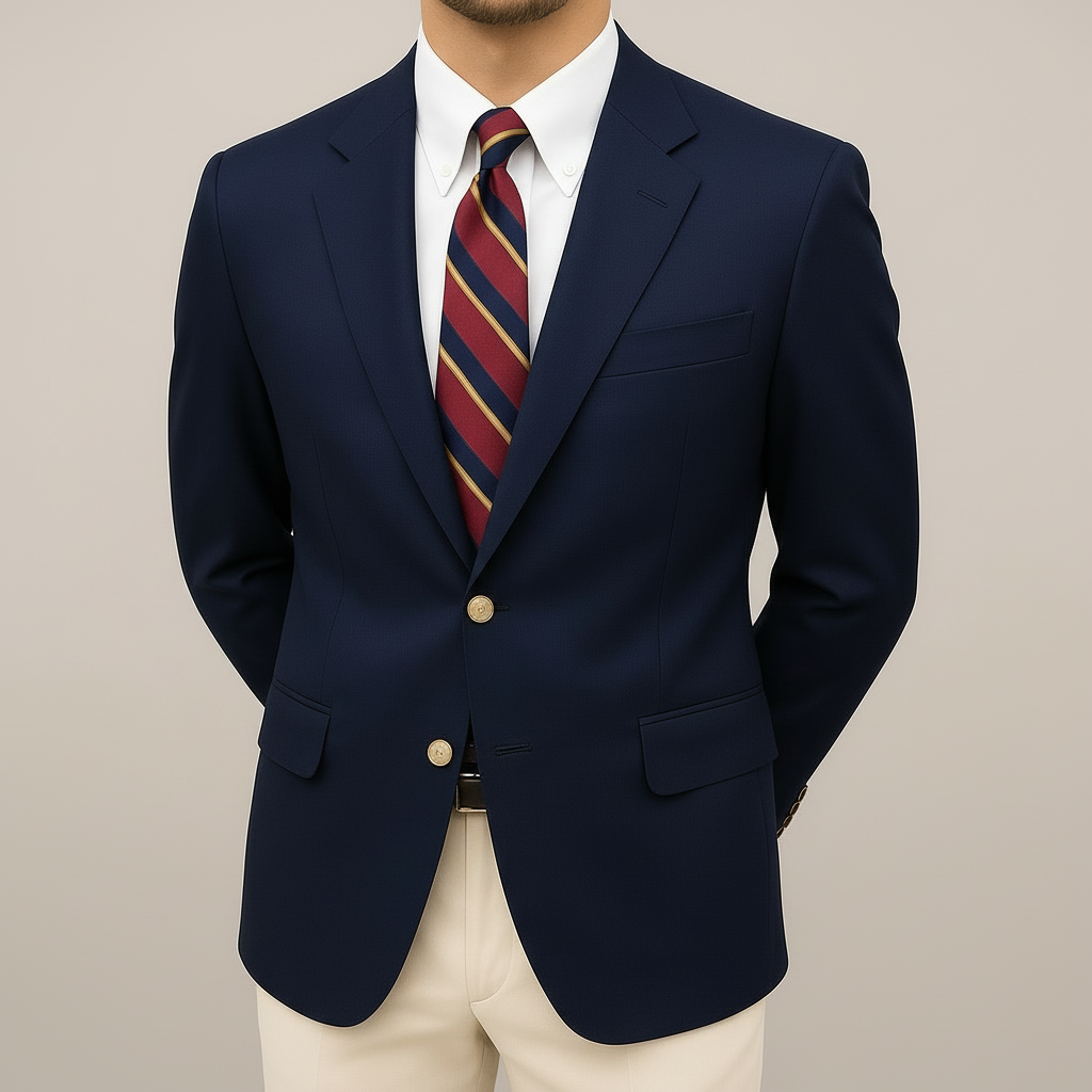 Veste blazer cintrée de printemps pour homme