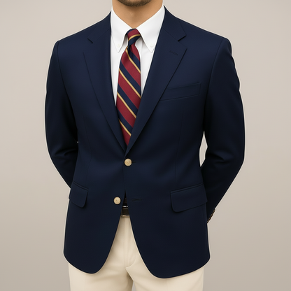 Veste blazer cintrée de printemps pour homme