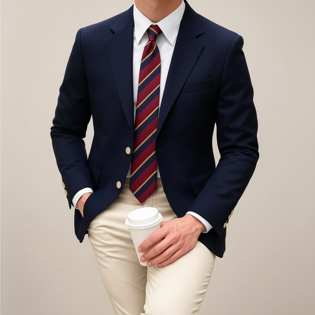 Veste blazer cintrée de printemps pour homme