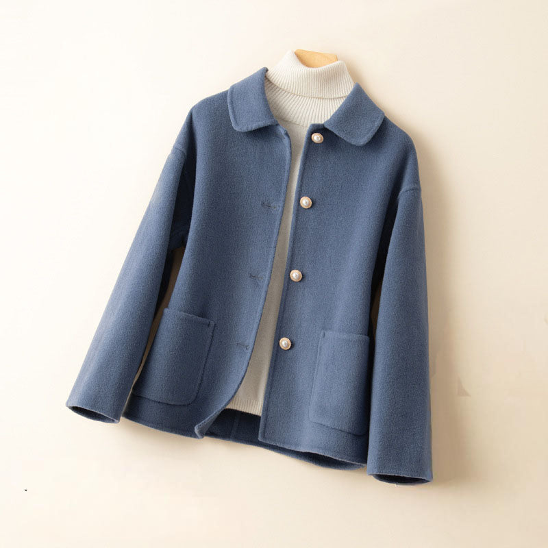 Veste boutonnée en maille légère pour femme