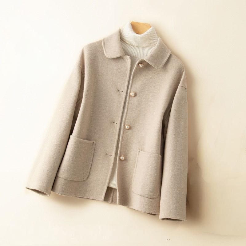 Veste boutonnée en maille légère pour femme