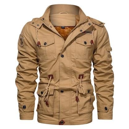 Veste cargo militaire pour homme