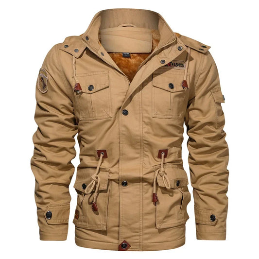 Veste cargo militaire pour homme
