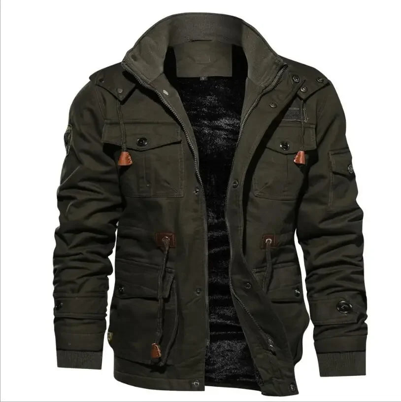 Veste cargo militaire pour homme