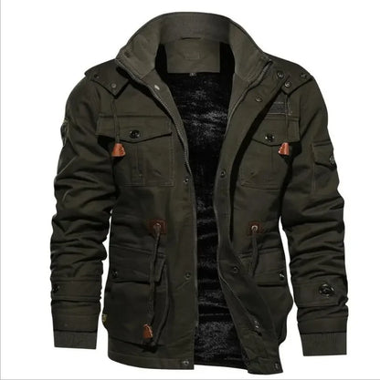 Veste cargo militaire pour homme