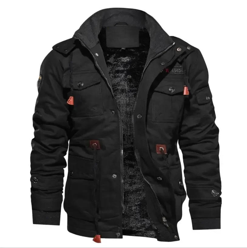 Veste cargo militaire pour homme