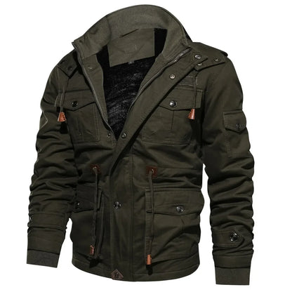 Veste cargo militaire pour homme