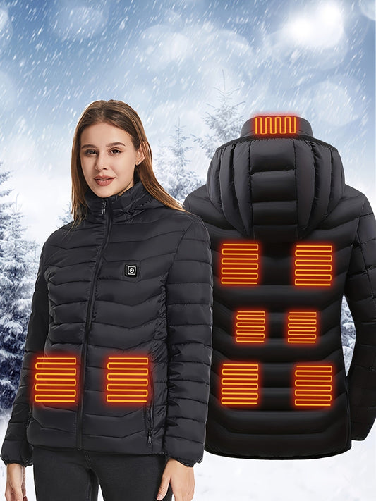 Veste chauffante pour femme – rechargeable via USB et légère