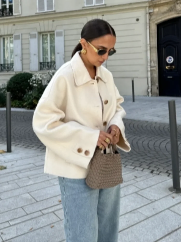Veste courte oversize pour femme