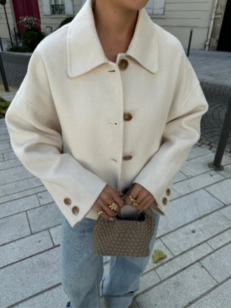 Veste courte oversize pour femme