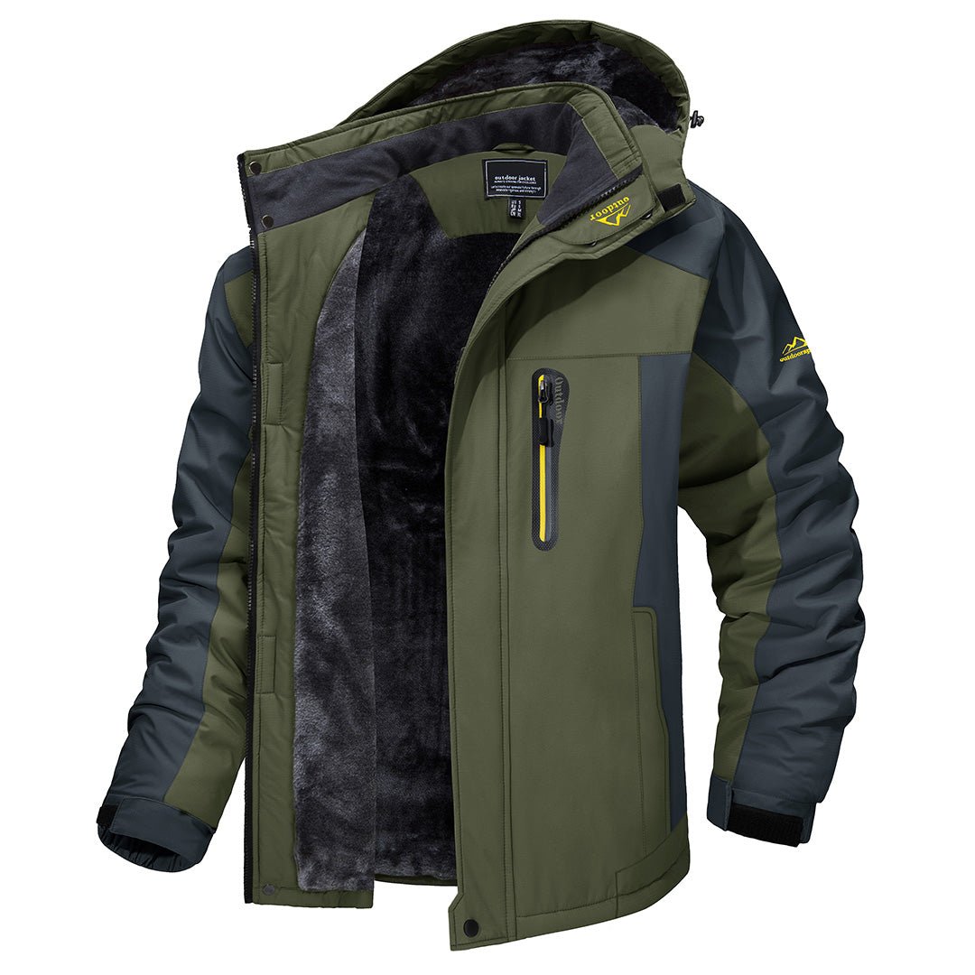 Veste d’extérieur à capuche pour homme
