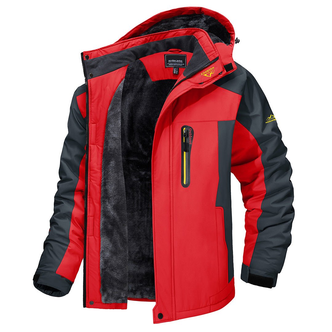 Veste d’extérieur à capuche pour homme