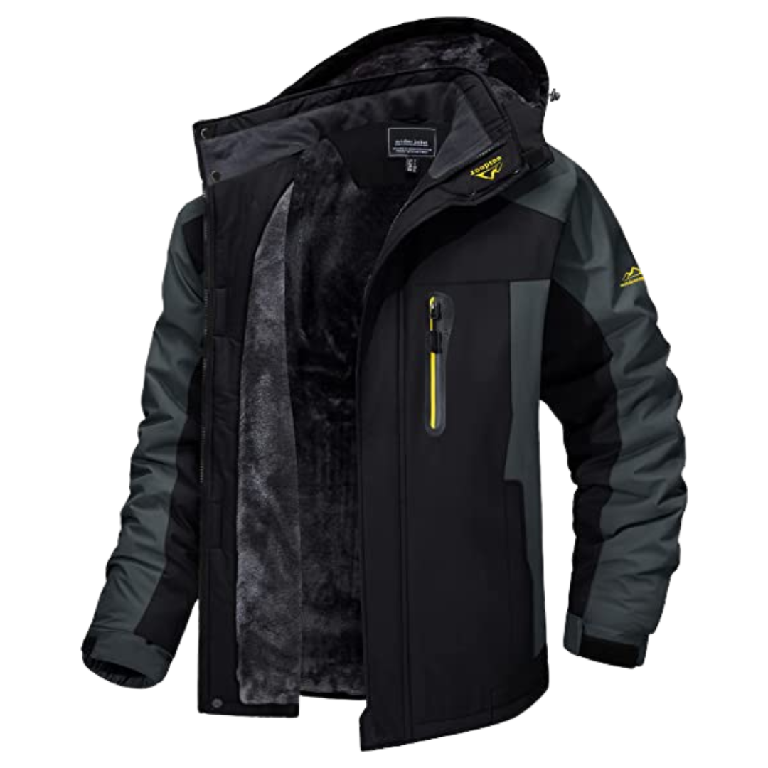 Veste d’extérieur à capuche pour homme