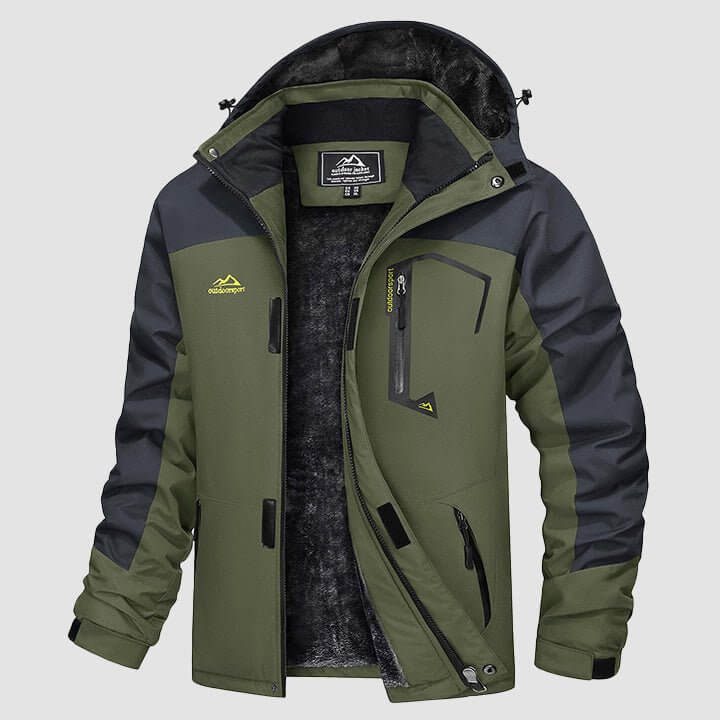 Veste d’hiver chaude homme - veste de ski déperlante