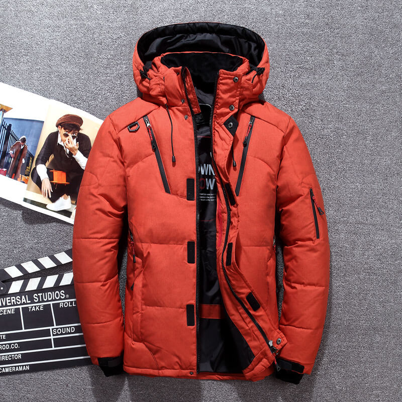 Veste d’hiver déperlante pour homme, chaude et résistante