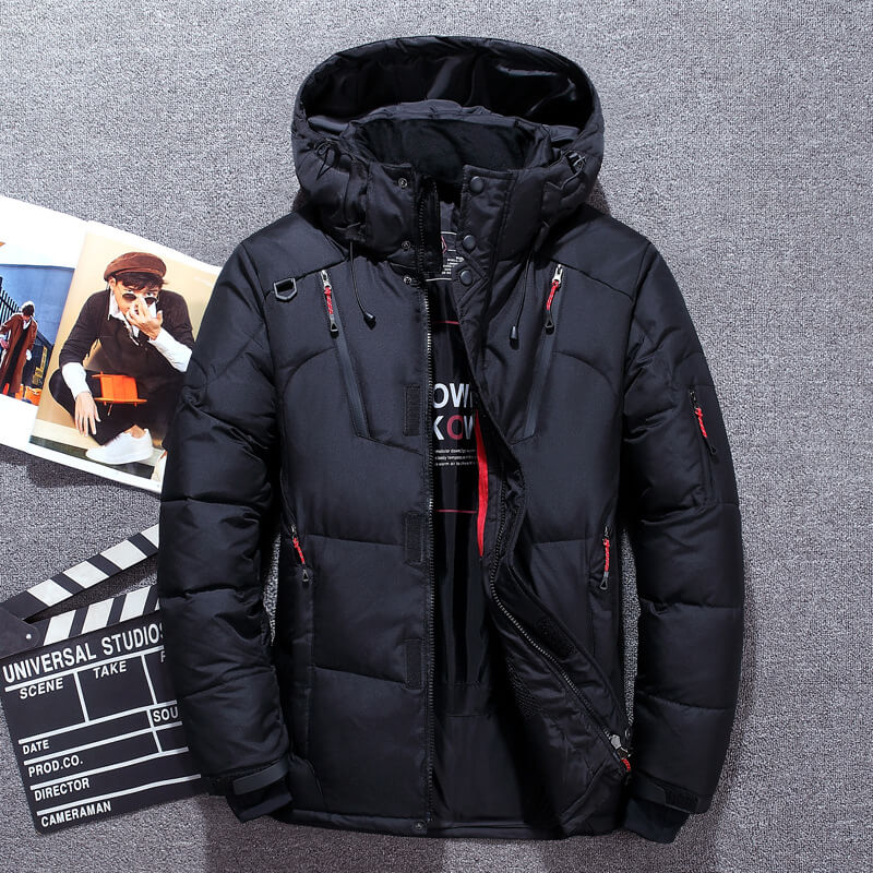 Veste d’hiver déperlante pour homme, chaude et résistante