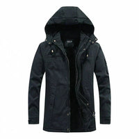 Veste d’hiver pour homme avec capuche et doublure en polaire