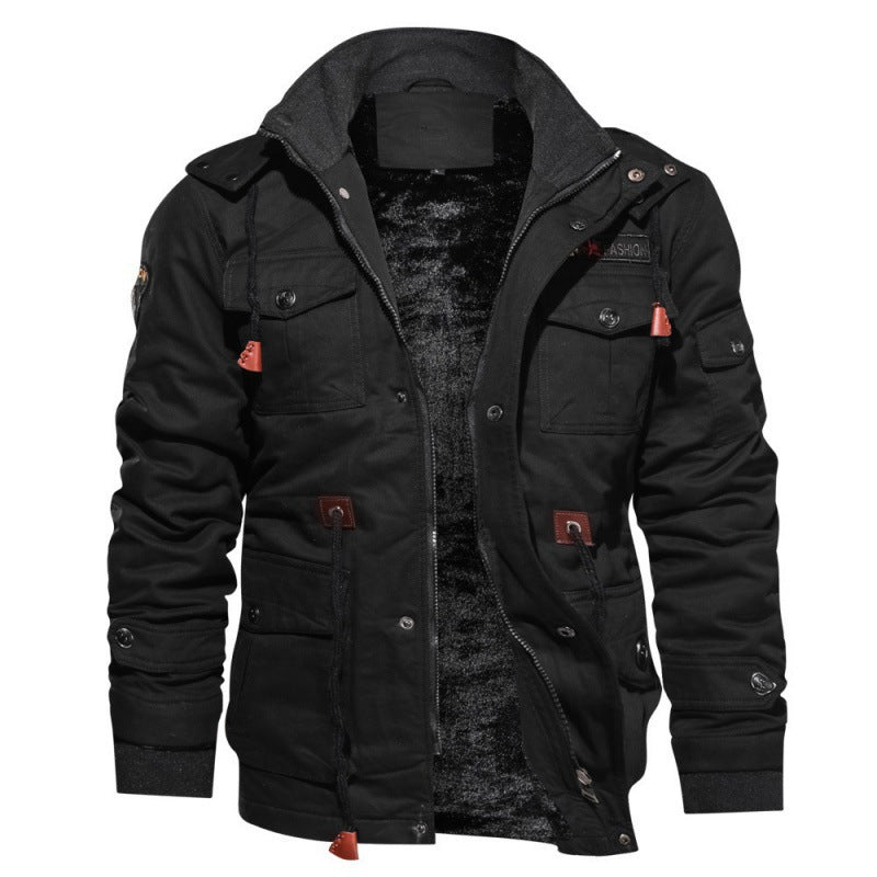 Veste d’hiver pour homme doublée en polaire - chaude et élégante