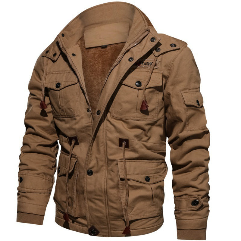 Veste d’hiver pour homme doublée en polaire - chaude et élégante