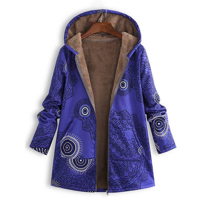 Veste de printemps longue pour femme avec capuche et poches avant