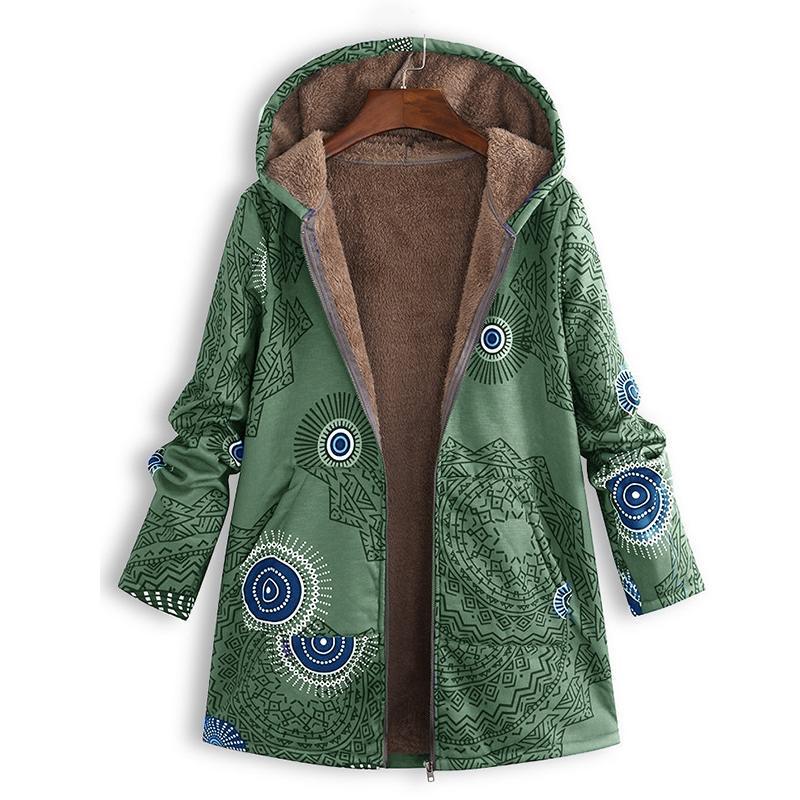Veste de printemps longue pour femme avec capuche et poches avant